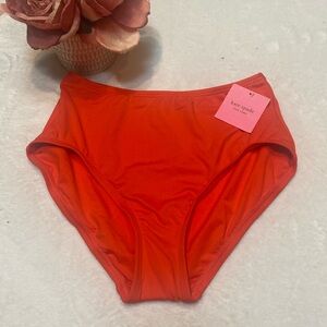 KATE SPADE NWT Size S Bikini Bottoms Hot Cherry
